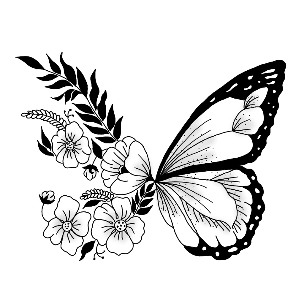 Aesthetic Butterfly Drawing - Largest Wallpaper Portal
