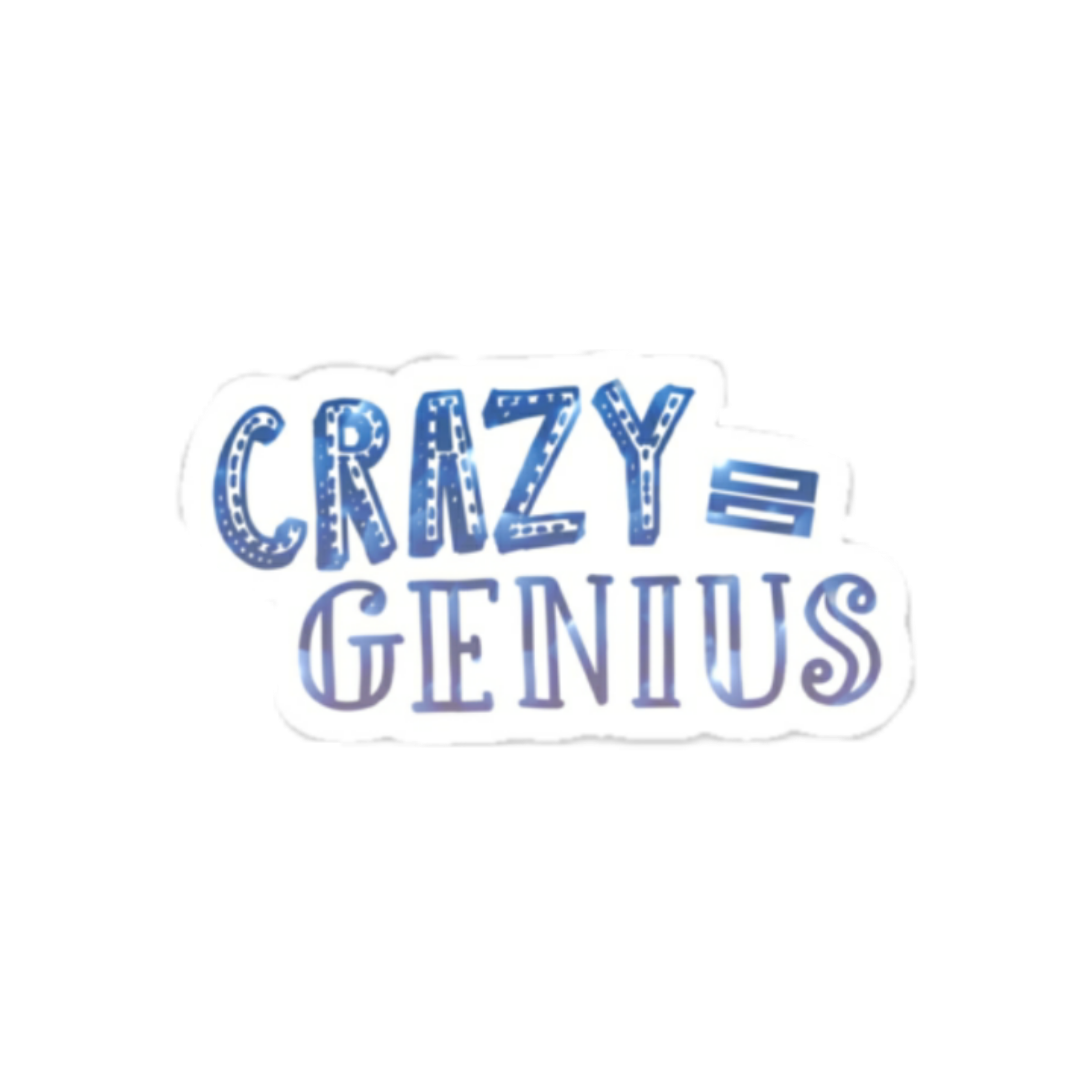 Crazy genius panic. Стикеры PR. Crazy Genius.