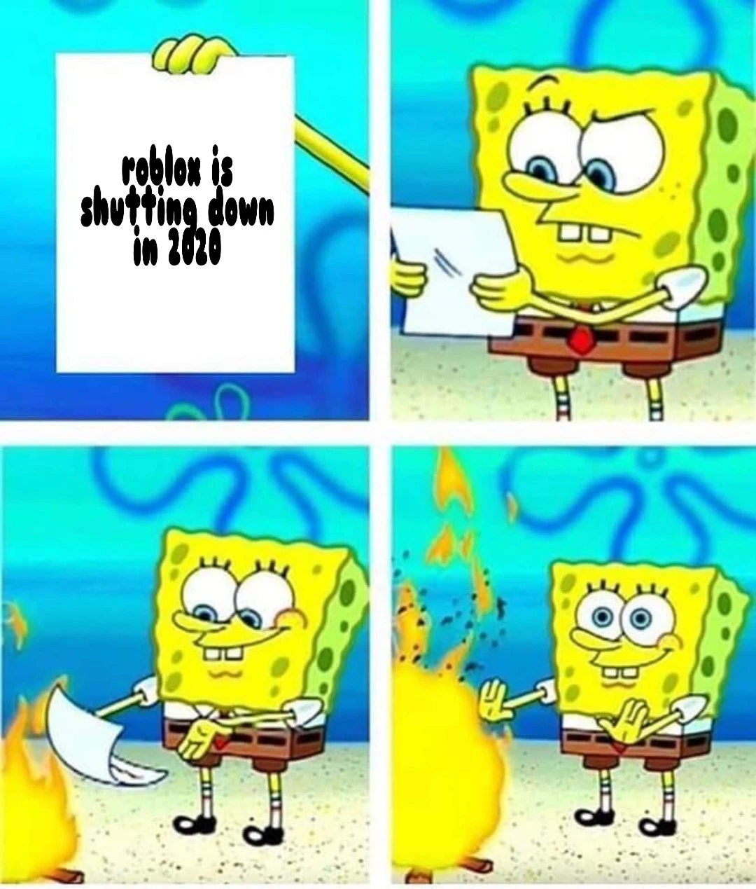 Spongebob Did The Right Thing Image By Awesome - is roblox shutting dowm