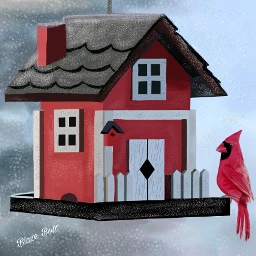 dcbirdhouses birdhouse bird cardinal house
