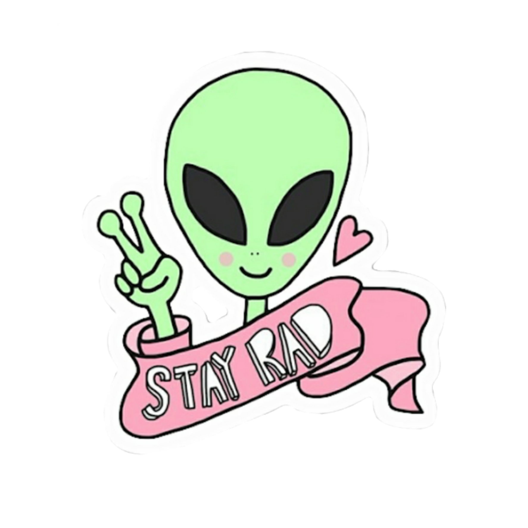 cute alien aesthetic espace freetoedit sticker by @gabyhhh_