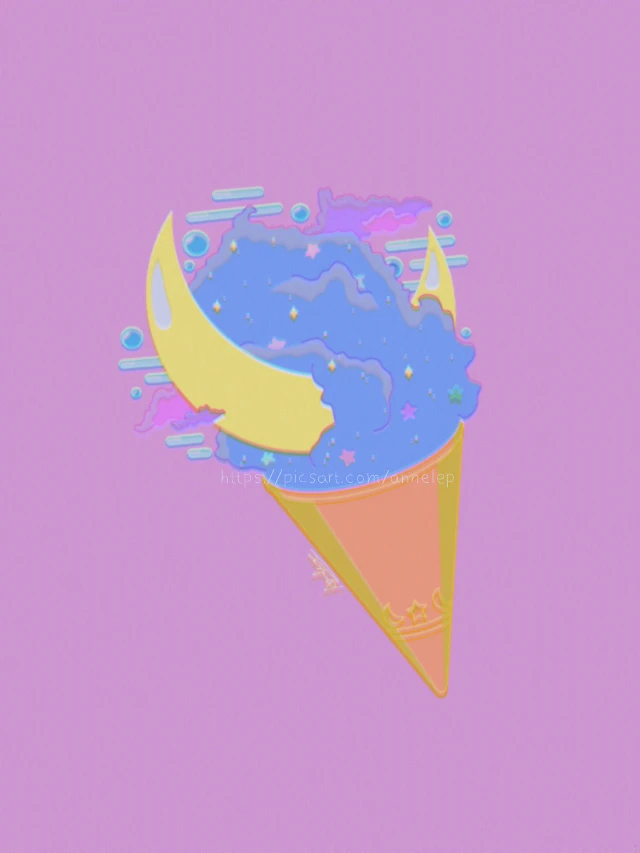Icecream Moon Image By Little Cute World S Fragments