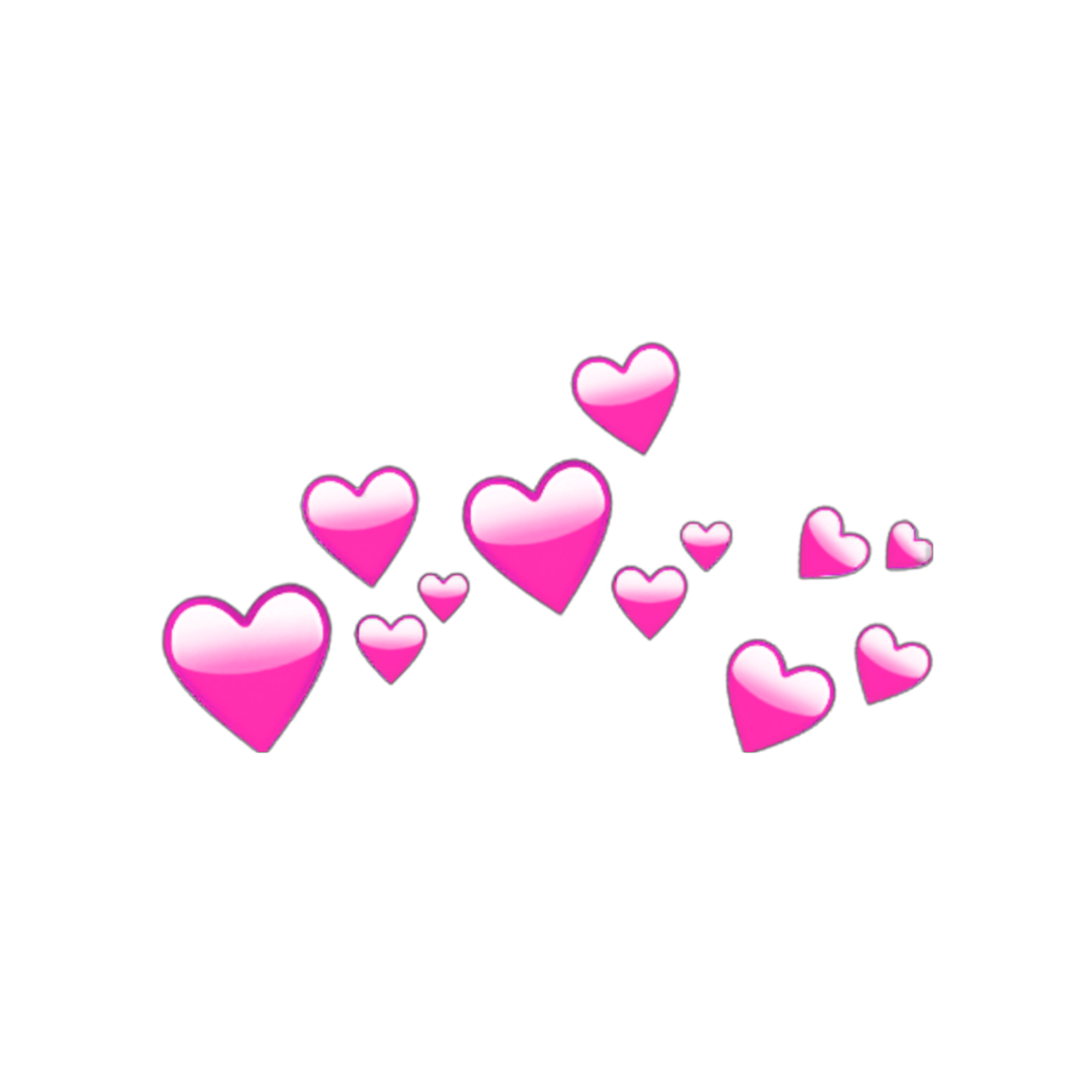 розовыйцвет сердечки sticker by @____7sweetie____