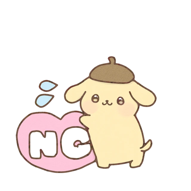量産型 顔隠し ポムポムプリン Sticker By あまね 量産型 顔隠し ポムポムプリン Sticker By あまね
