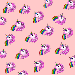 freetoedit unicorns pattern