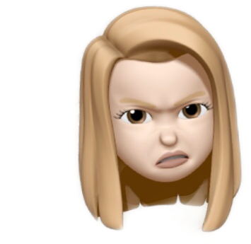 emoji angry face girl freetoedit #emoji sticker by @arose_sg