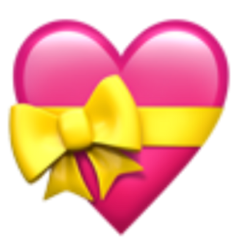freetoedit pink heart bow ribbon