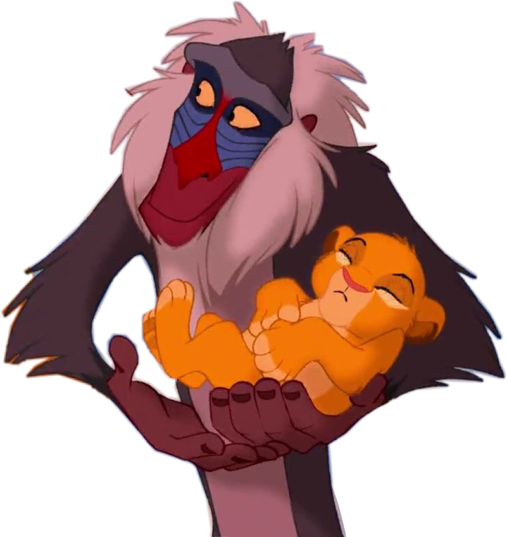 thelionking rafiki disney sticker sticker by @cutesimbauwu