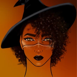 halloween witch lineart fall drawing dcwitchy freetoedit