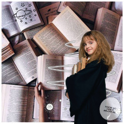 hermoinegranger hp bookworm hermione clever freetoedit