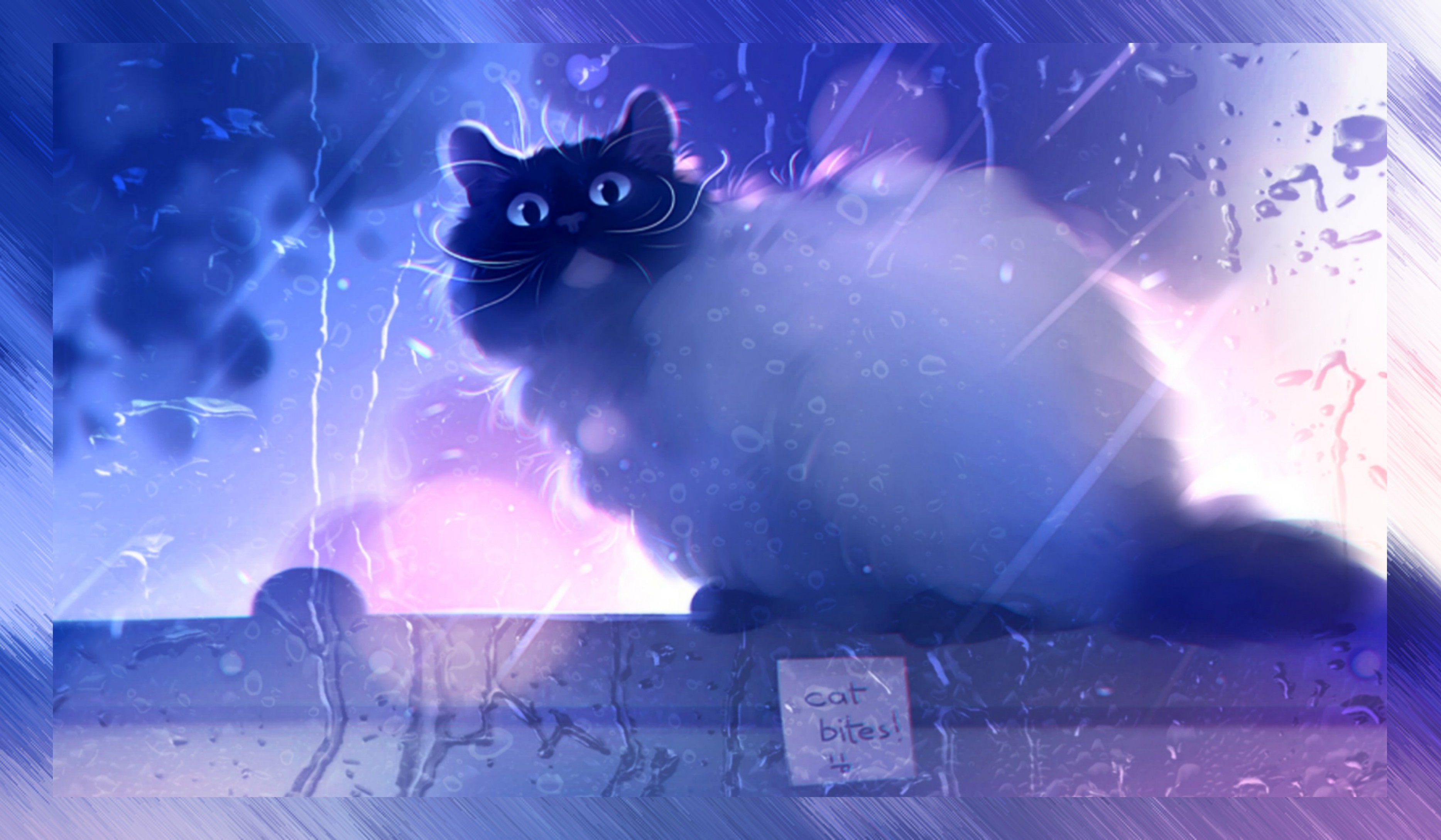 Apofiss кот в снегу