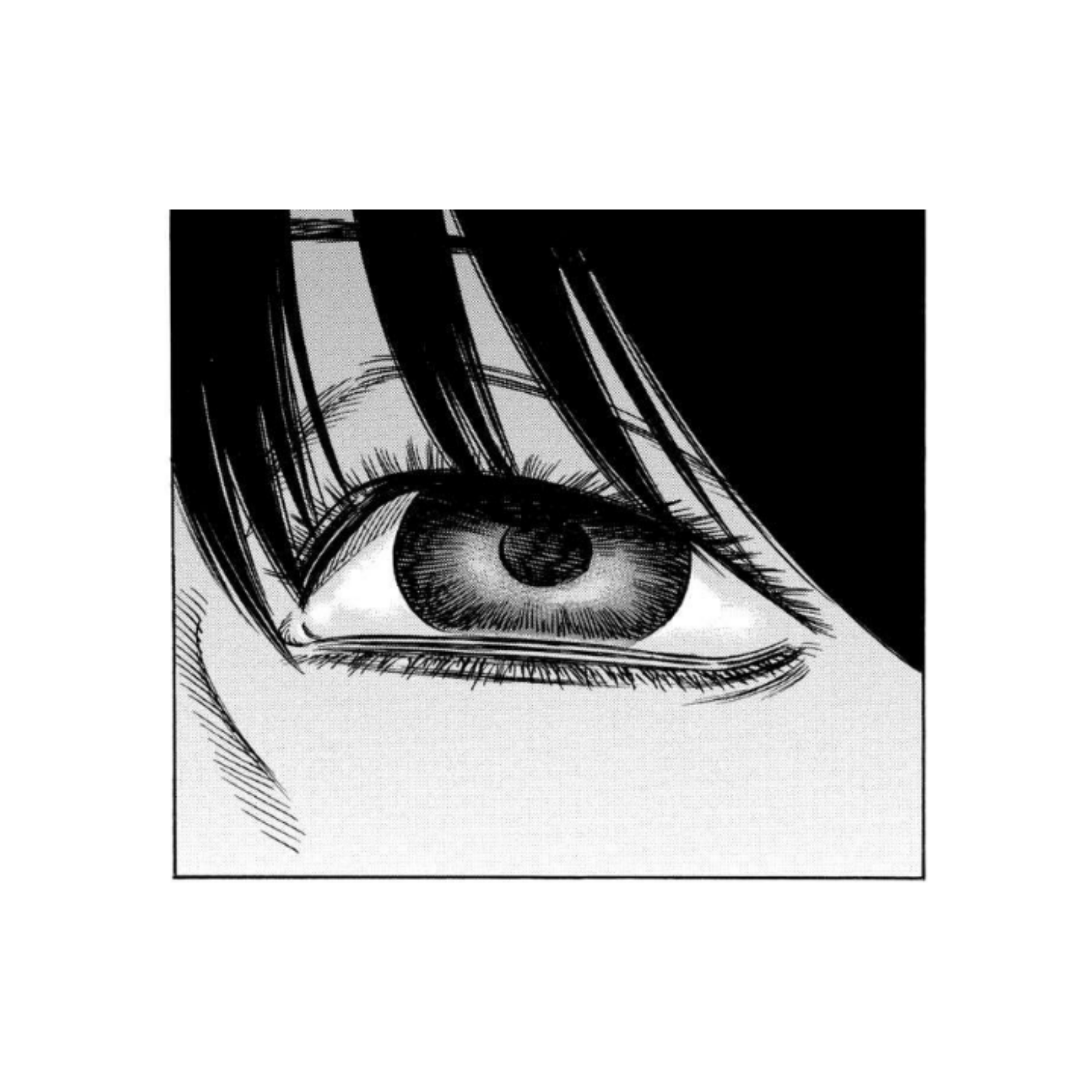 This visual is about freetoedit manga eyes creepy aesthetic #manga #eyes #c...