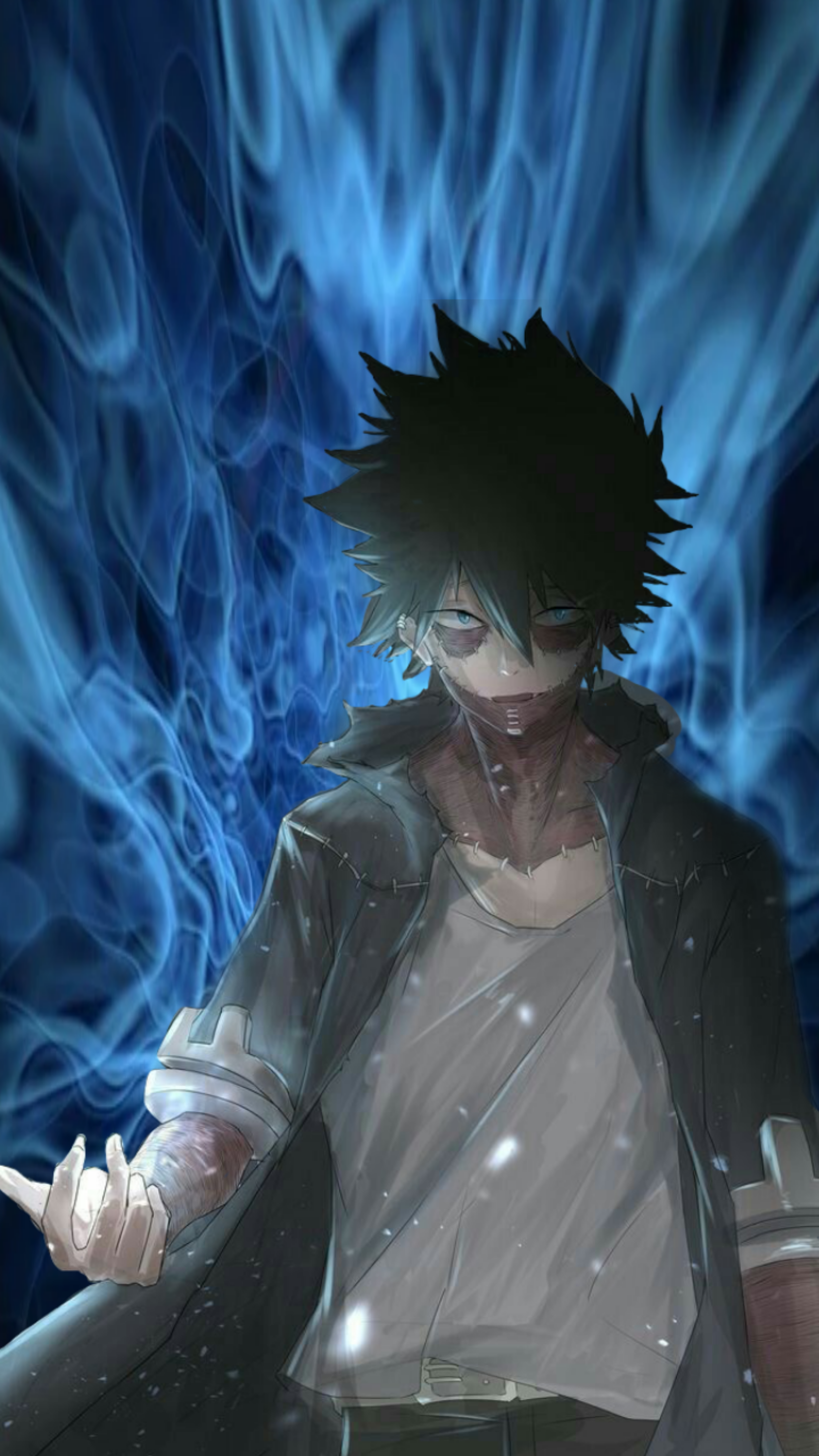 Bnha Mha Dabi Wallpaper Fire Blue Image By Lily59