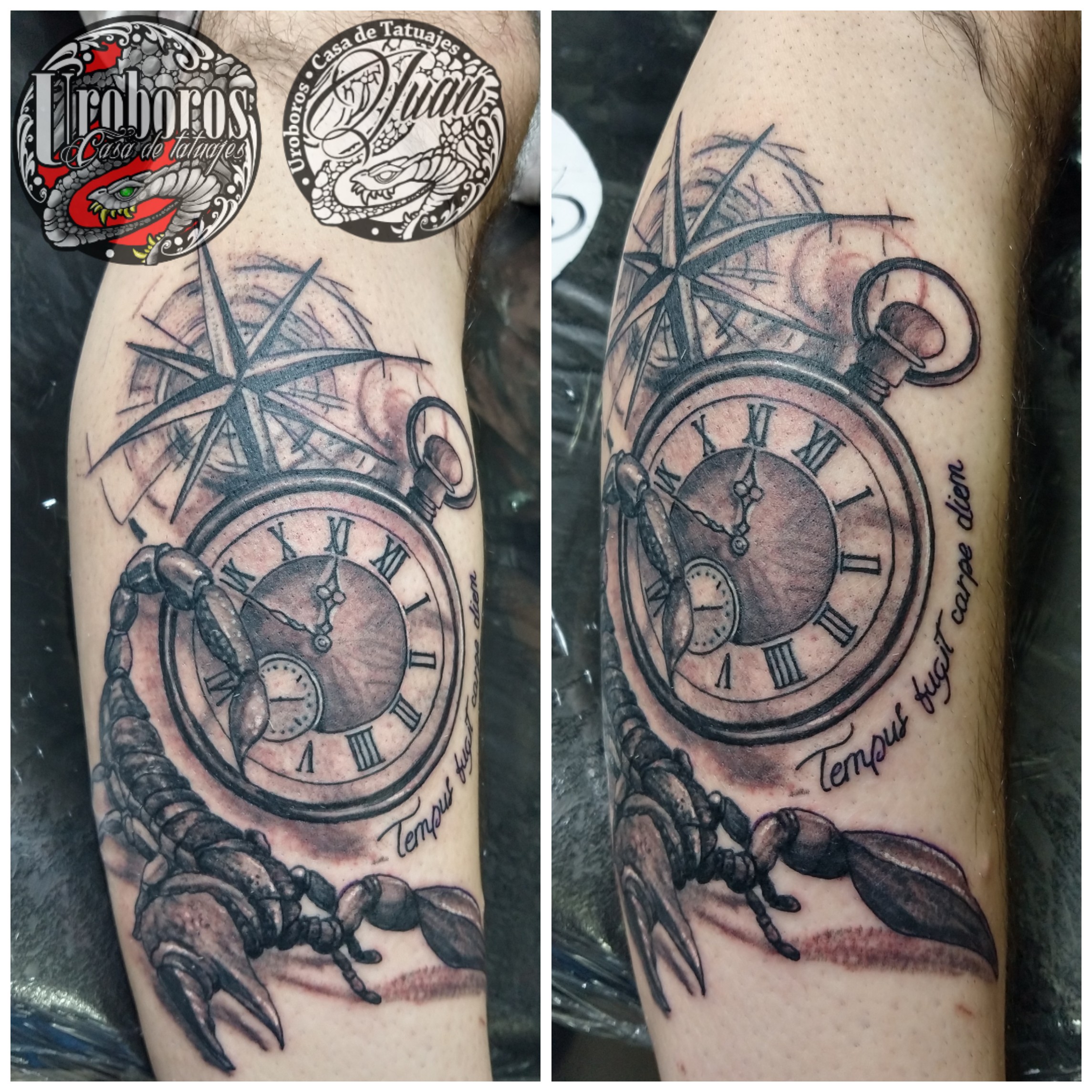 Tatuaje Reloj Escorpion Image By Juan Uroboros