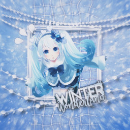 freetoedit winter ice miku hatsunemiku