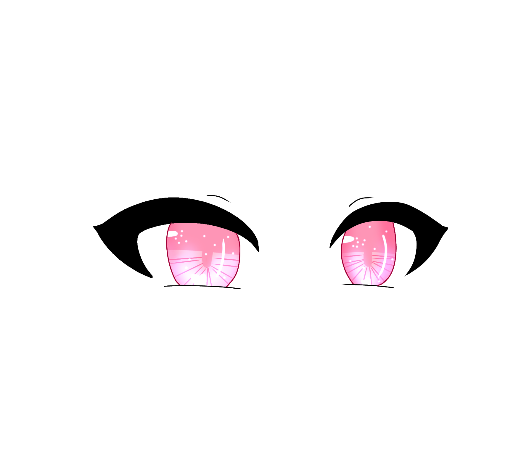 gachalife ojos eyespink eyes ibispaintx sticker by @lbxh_0e