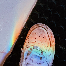 fashion nike rainbow shoes clothes science freetoedit