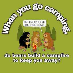 bears campfire keepyouaway dufus diduforgeturestupid freetoedit