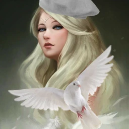 freetoedit french woman dove srcfrenchberet