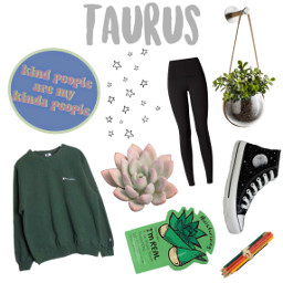 freetoedit taurus zodiac style plant arthoe cute aesthetic