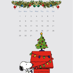 freetoedit calendar snoopy snow christmas srcdecembercalendar decembercalendar