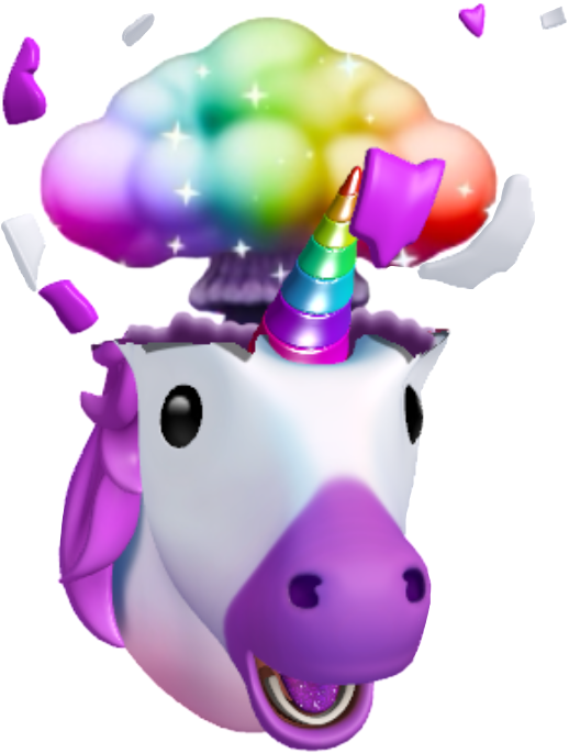 unicorn iphoneonly emoji freetoedit sticker by @im_cold