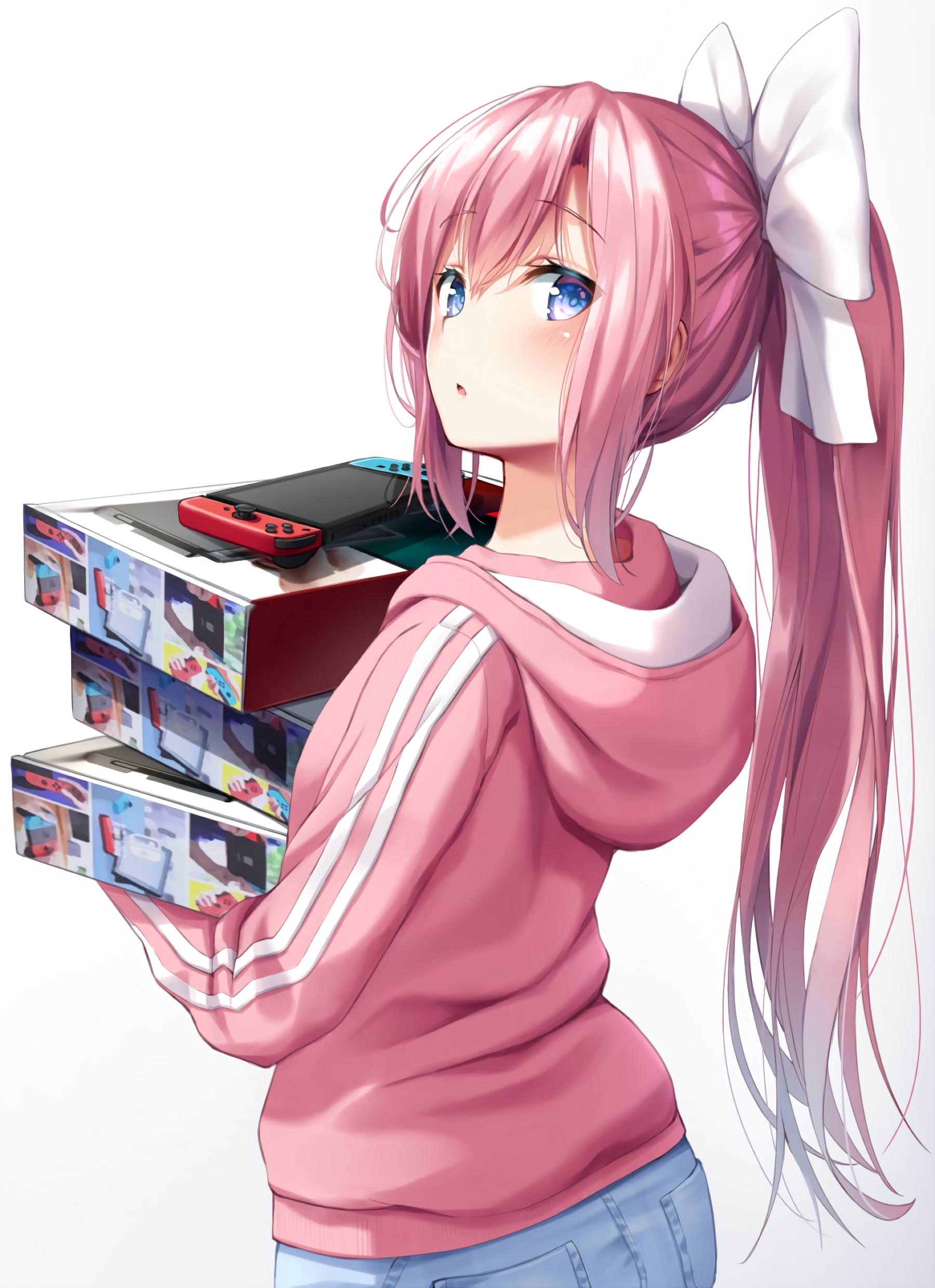 Anime Videogames Nintendoswitch Image By Blair - anime girl pink hair roblox