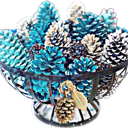 hdreffect maskeffects pinecones basket painted scpinecone freetoedit