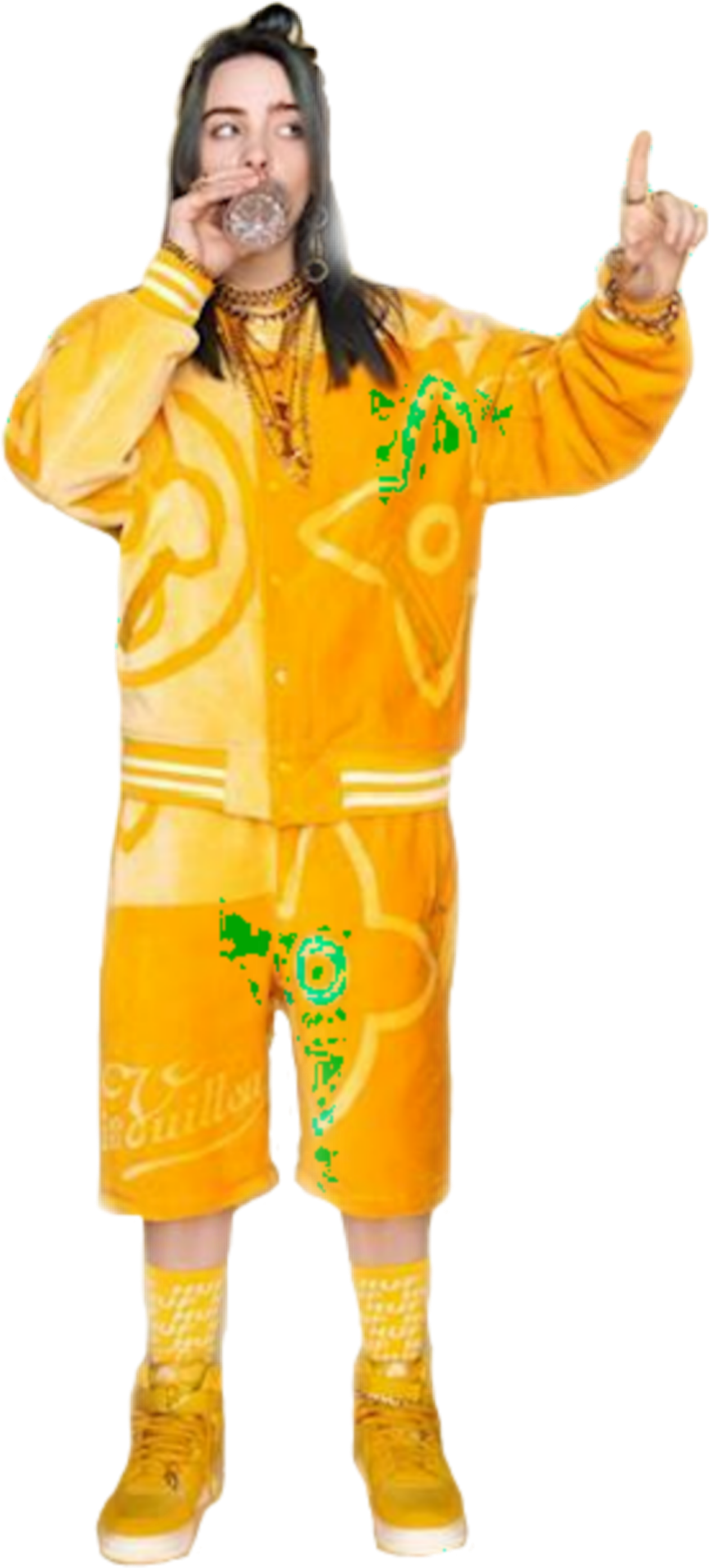 billie eilish yellow jumpsuit
