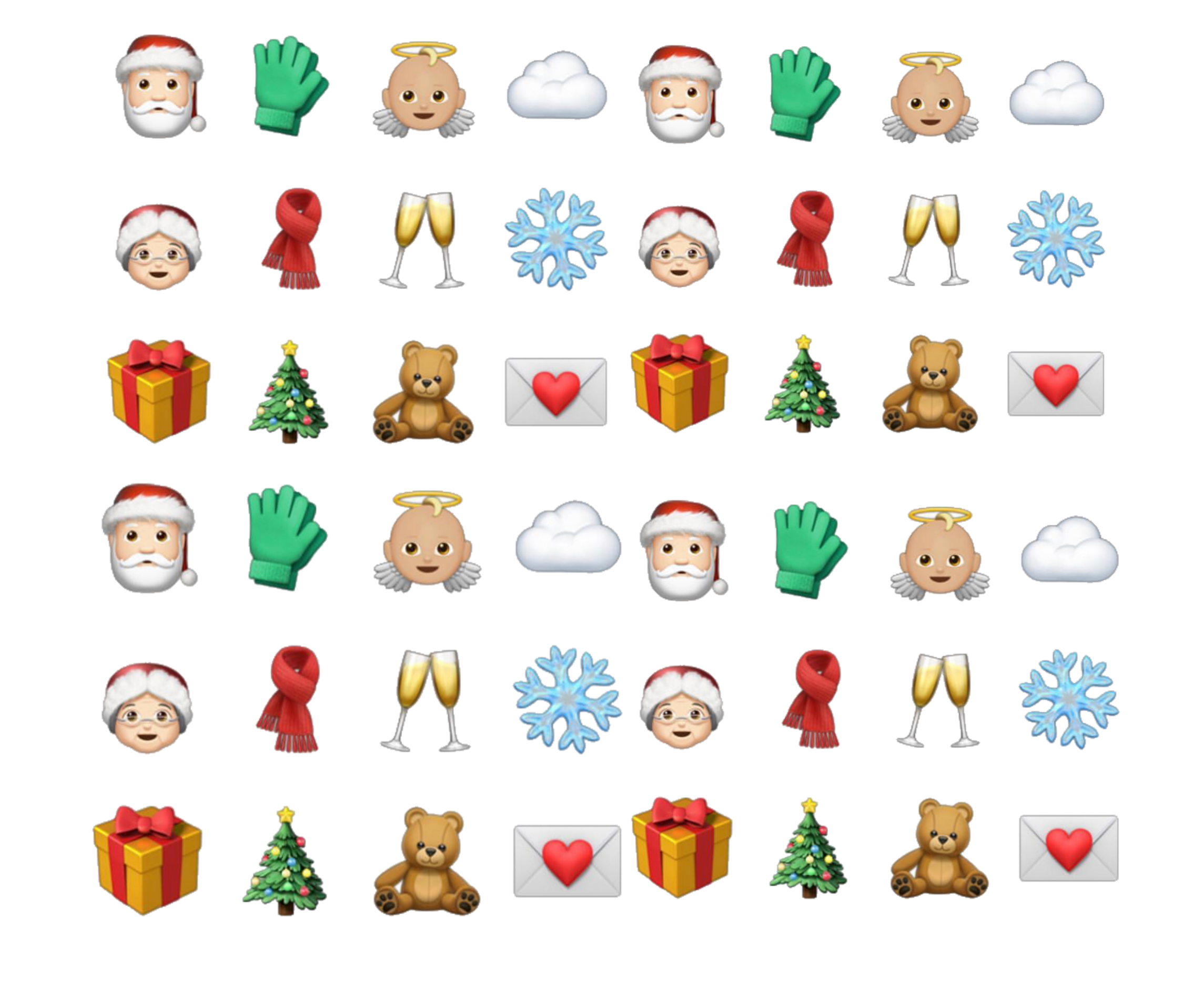 Preppy Christmas Wallpaper Smiley Face Christmas Wallpaper Ios Emojis Sticker By Milenalsosah 