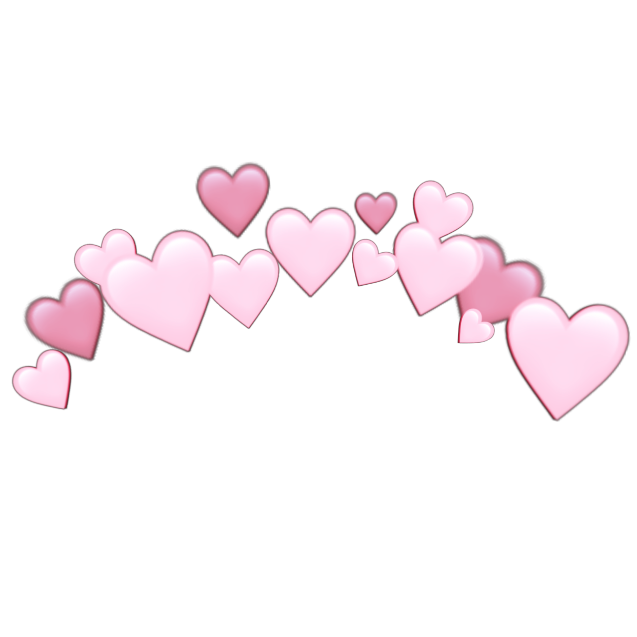 heartjoon pastel heart crown sticker by @heart-joon