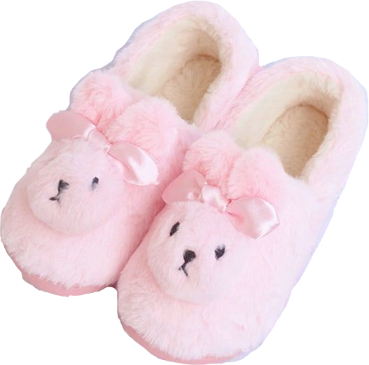 slippers comfy soft pink Sticker by 