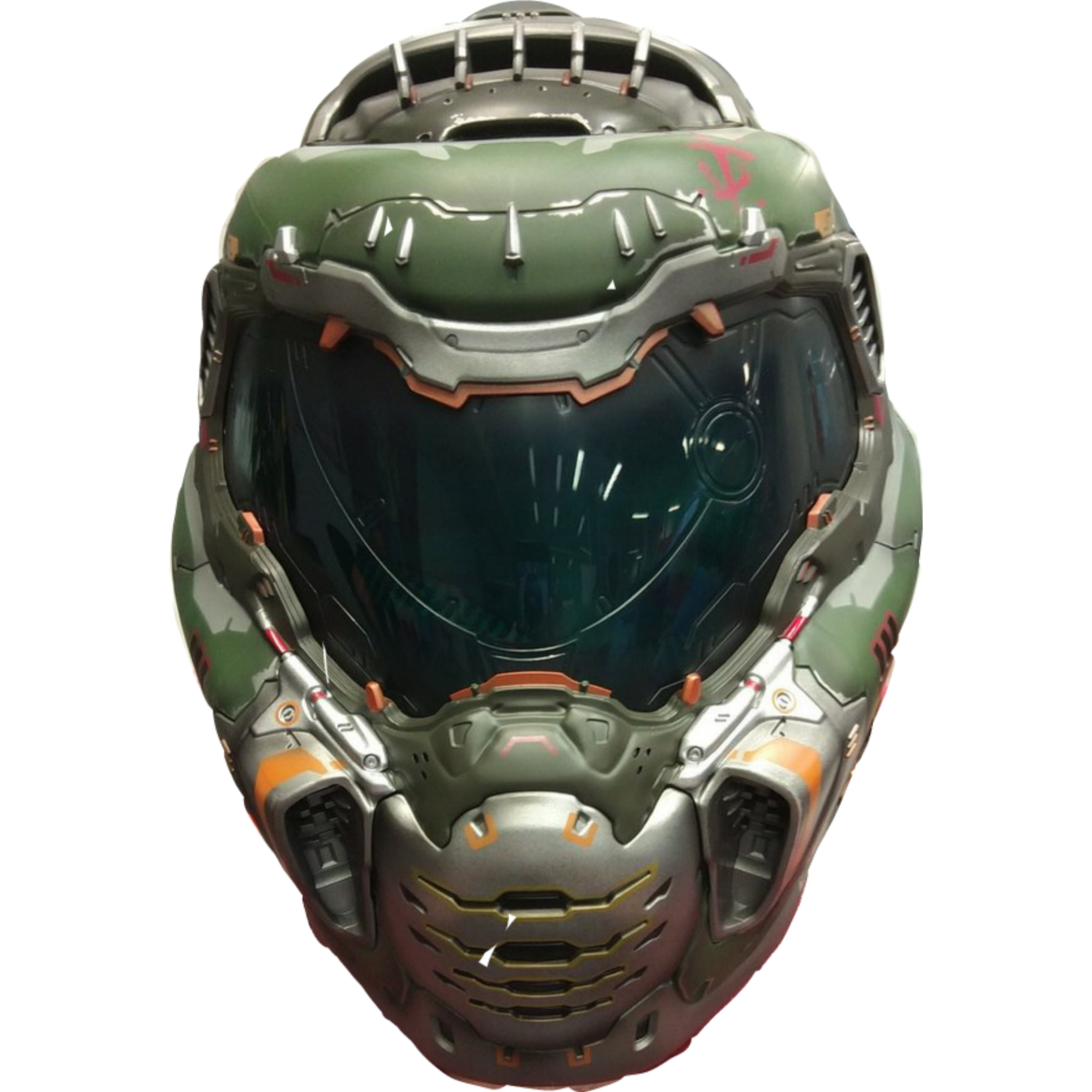 Шлем думгая. Doom Slayer шлем. Шлем Doomguy. Doom 2016 шлем. Шлем дум Гая.