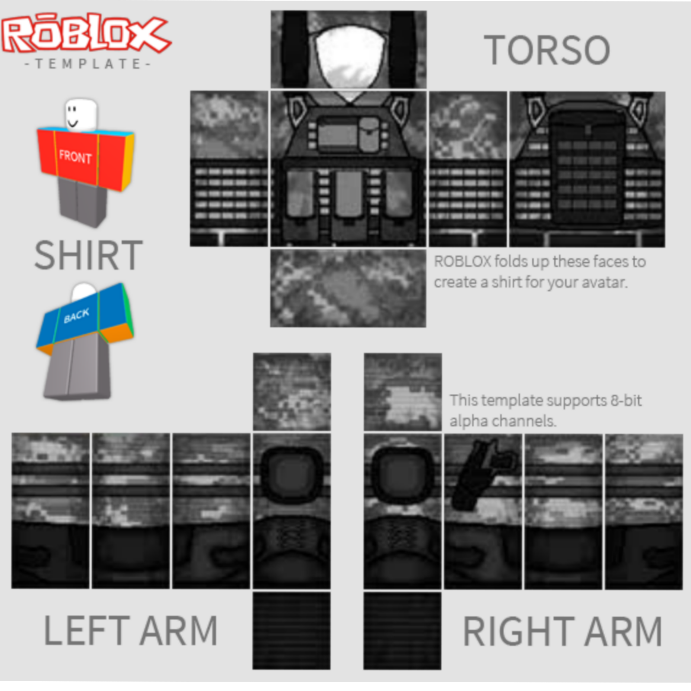 Roblox Template SWAT Shirt Image By guicorreia13795