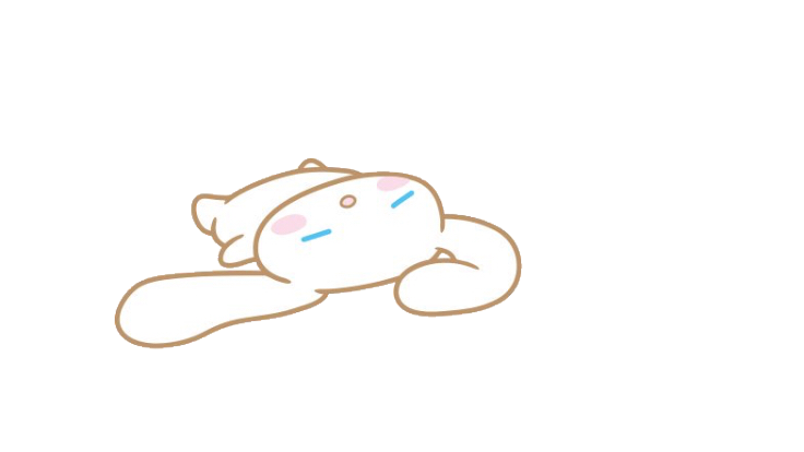 Sanrio Cinnamoroll Tired Sticker - Sticker Mania