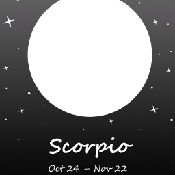 scorpio zodiac freetoedit