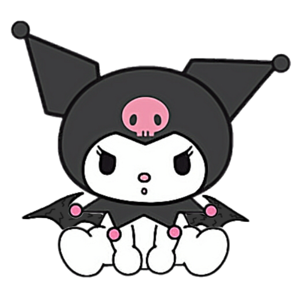 kuromi goth gothic kitty freetoedit sticker by @kittyvuitton.