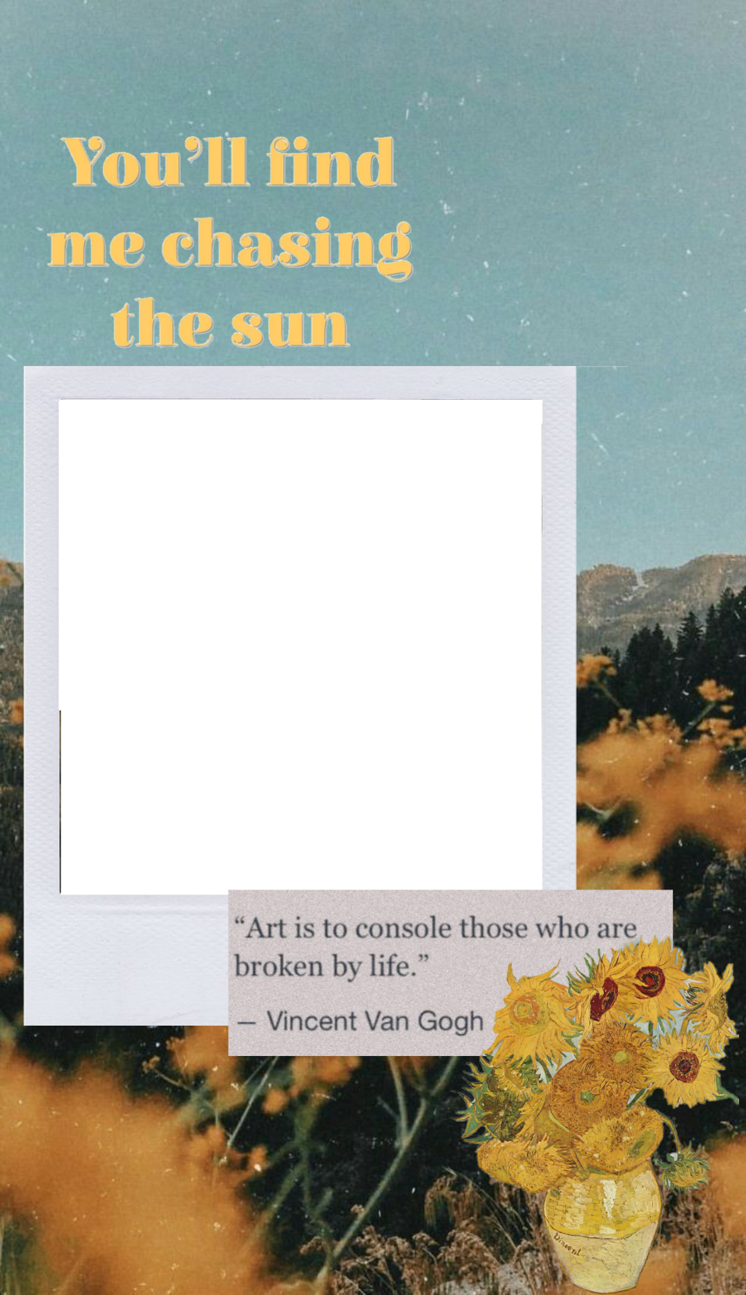 yellow wallpaper photoframe frame sticker by mahaelsafty