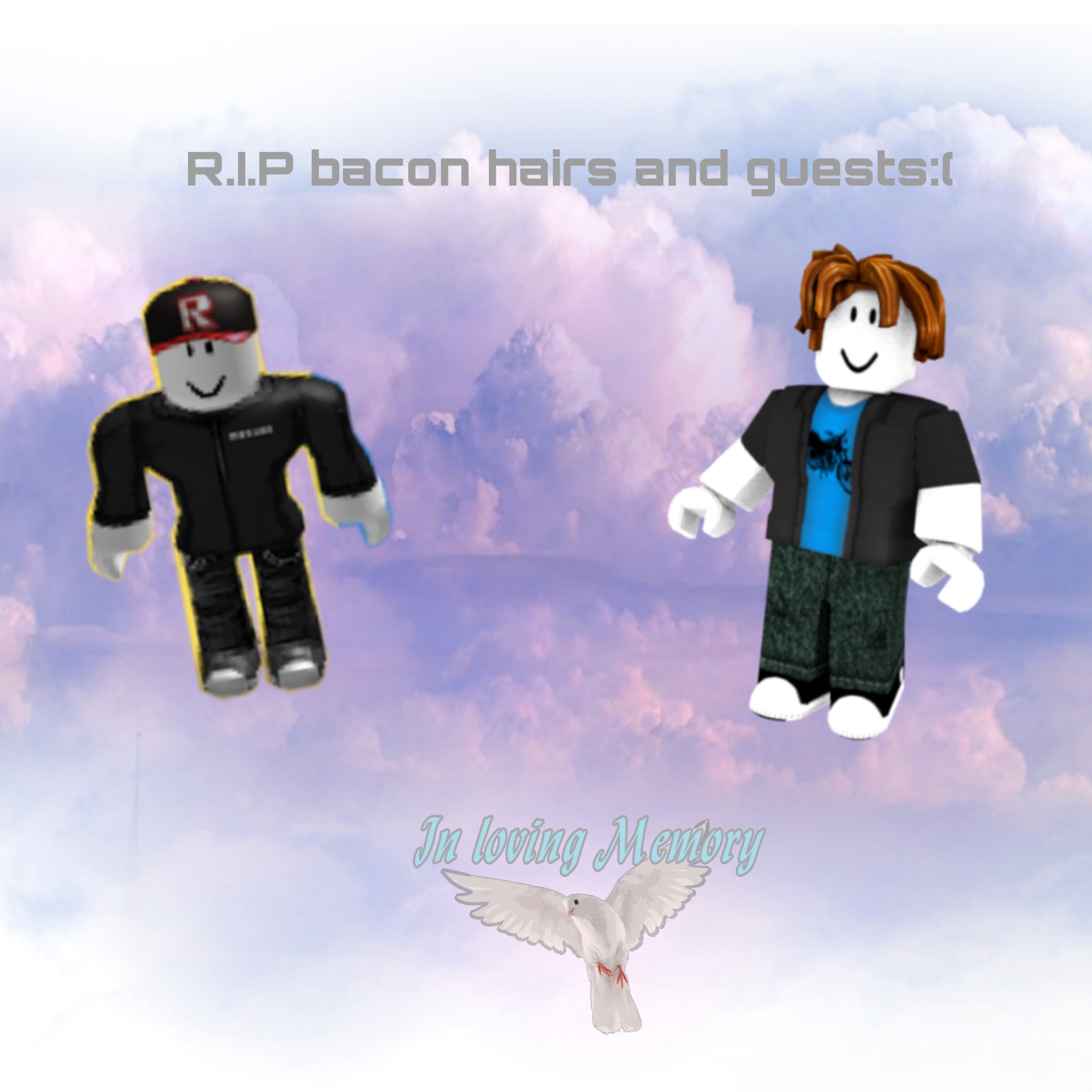 Roblox Baconhair Guest Sad Image By Luna - guest sad character roblox roblox