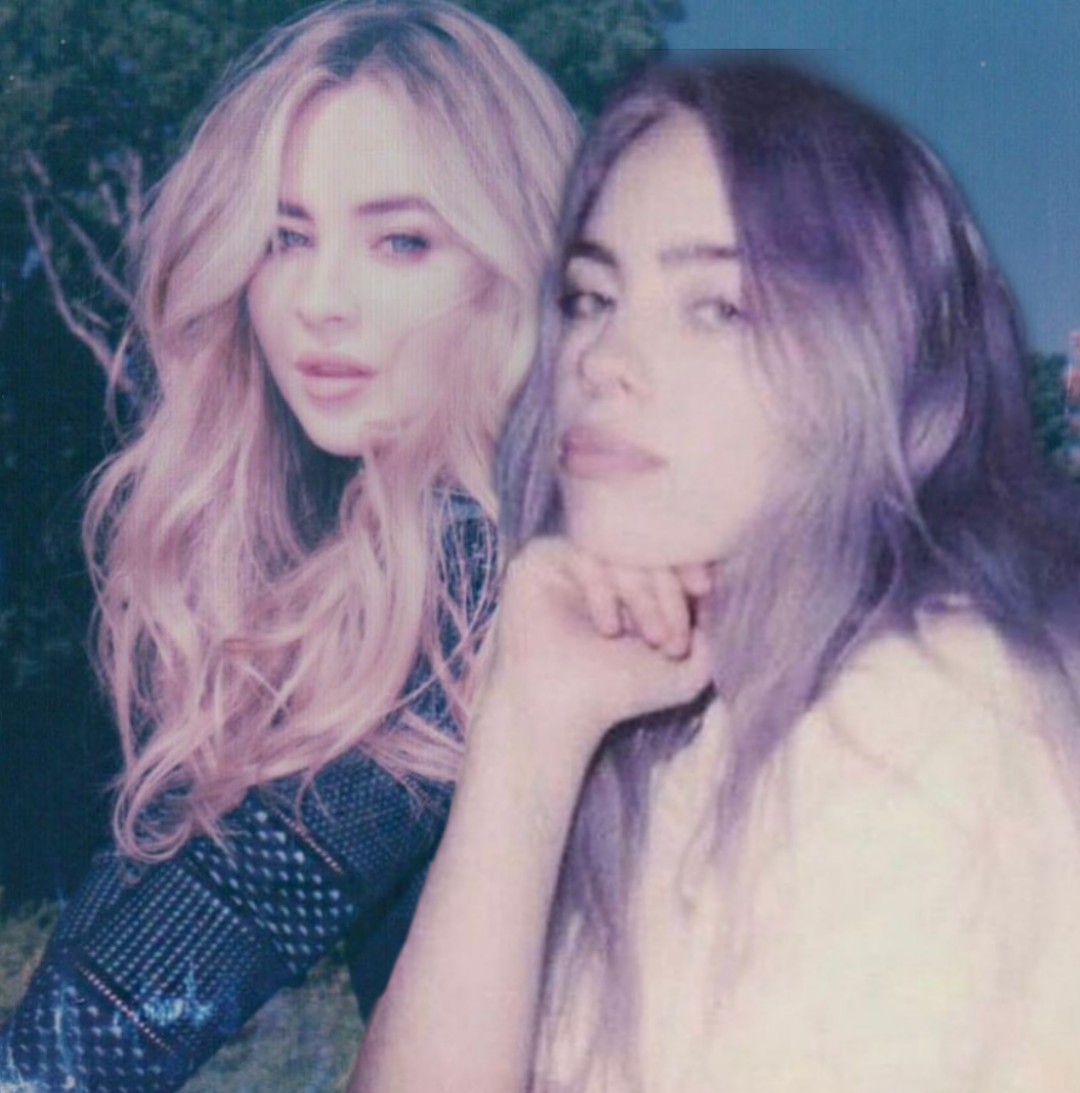 Billieeilish Sabrinacarpenter Image By @lookingatbadguy