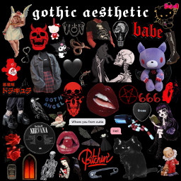 goth gothic grunge aesthetic niche freetoedit