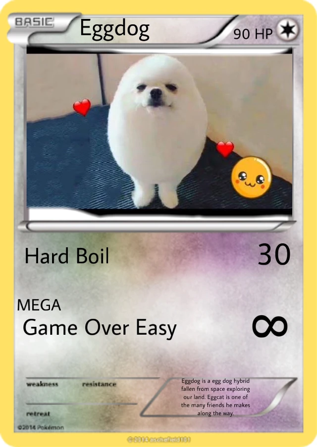 Meme Eggdog Card Image By I Make Weird Edits
