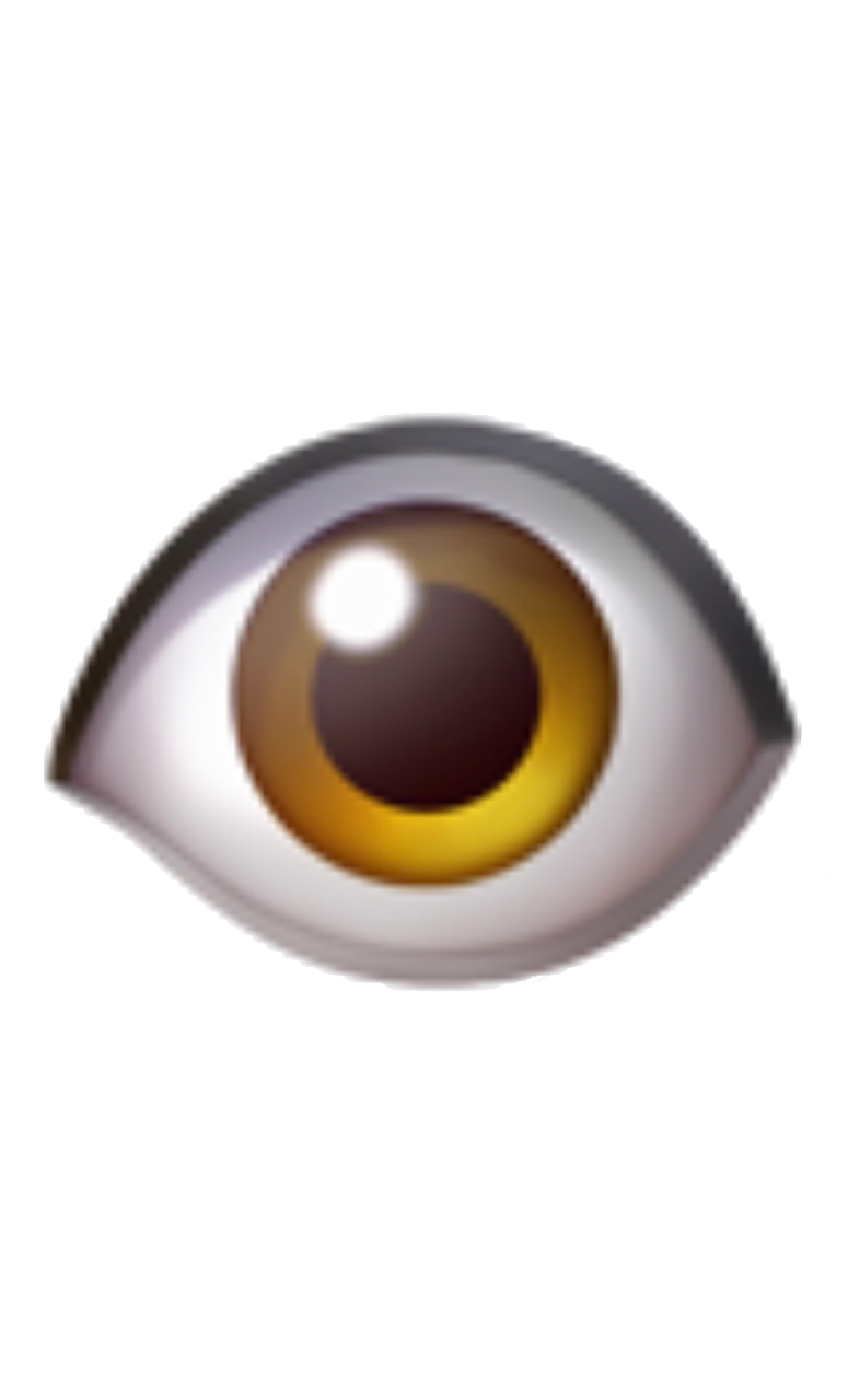 eye emoji aesthetic eyeemoji cursed sticker by @riverfroggo.