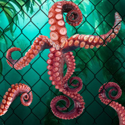 underwater octopus sealife sea water aesthetic tentacles animales srcmetalpattern metalpattern freetoedit