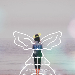 freetoedit angel halo wings draw
