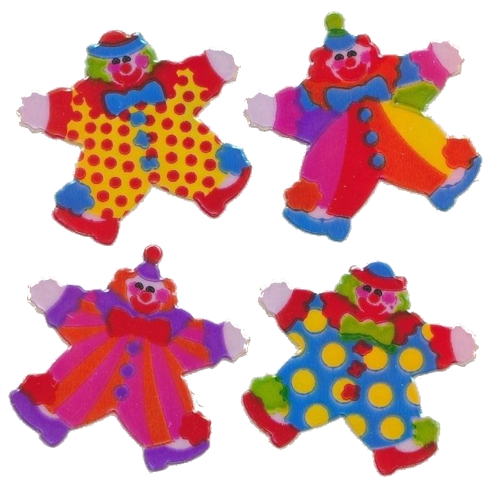 kidcore clowncore sandylion clown sticker by c4lic0r3