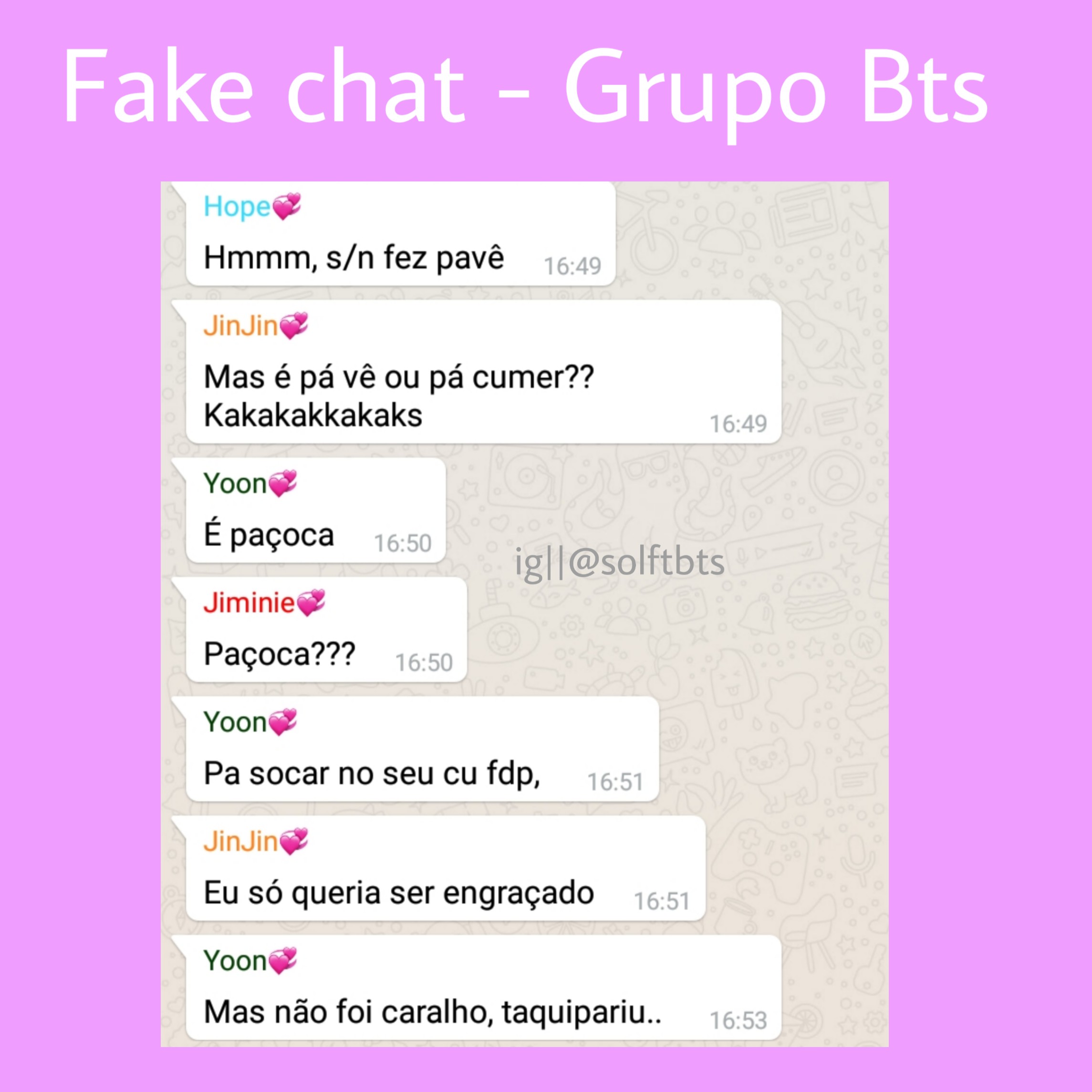 Fake chat with bts
