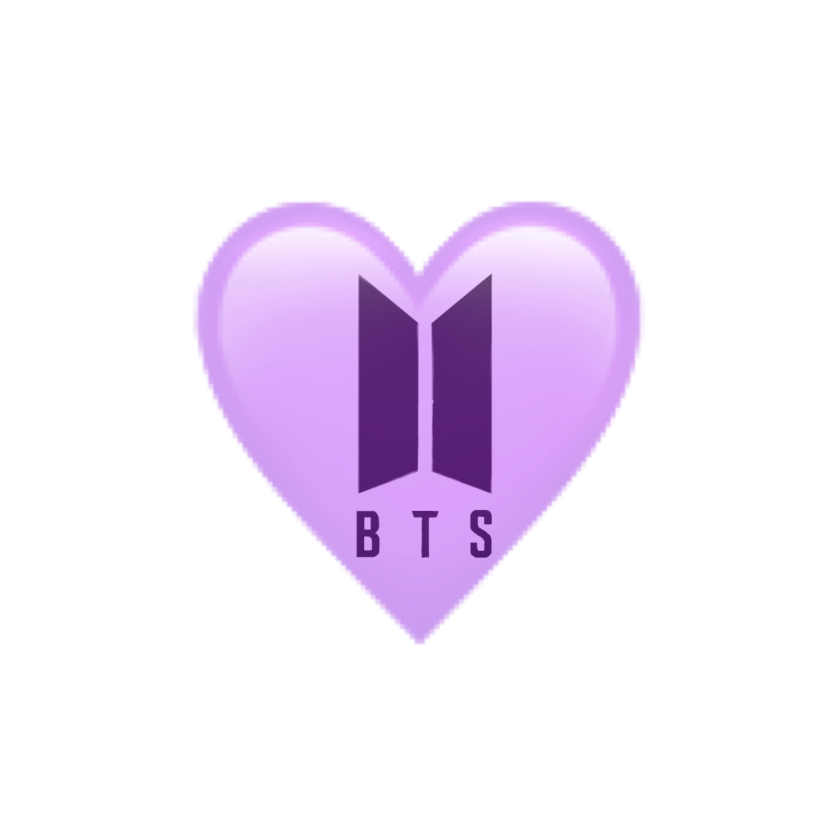 BTS Logo Purple Heart