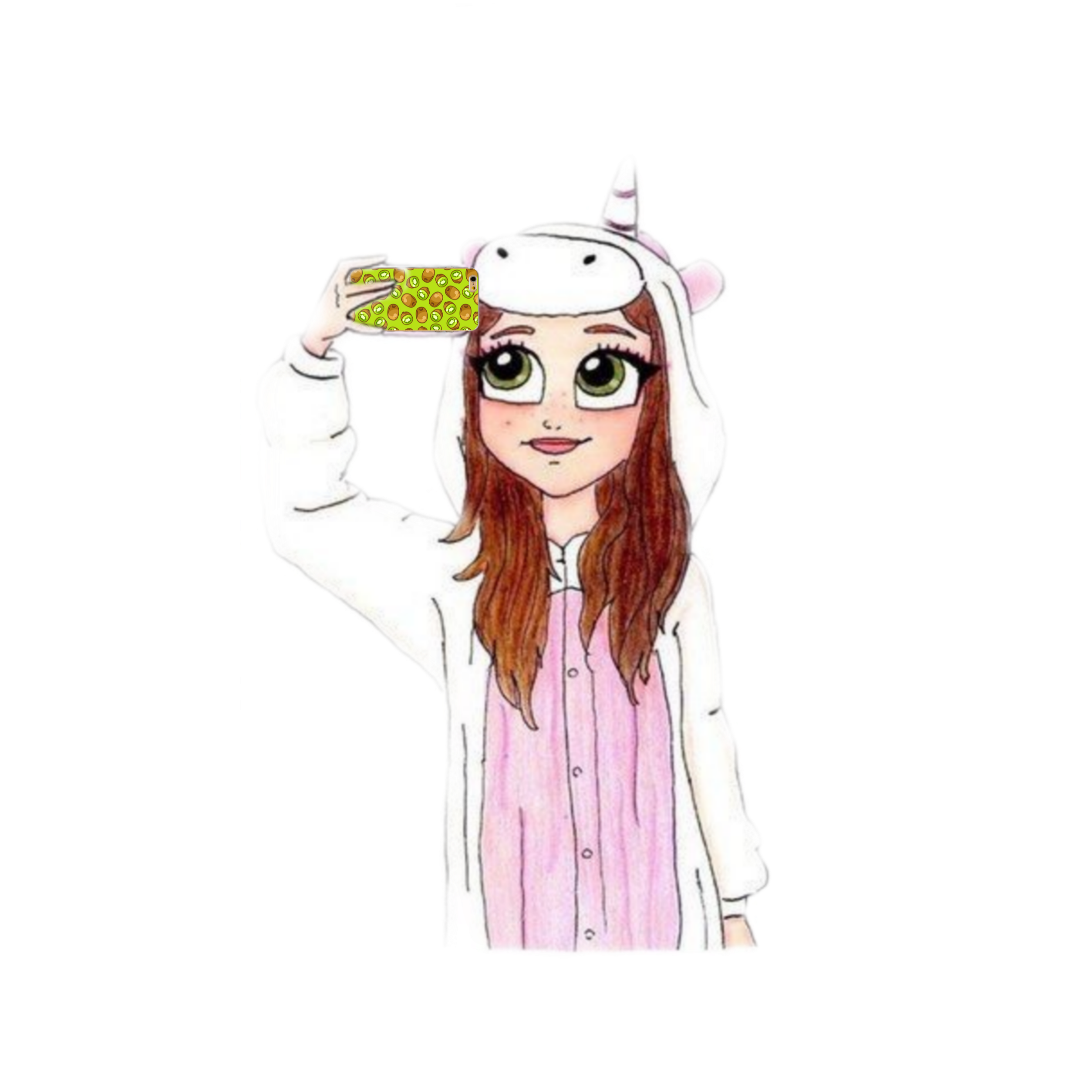 девочка кигуруми freetoedit sticker by @nastiabotanina