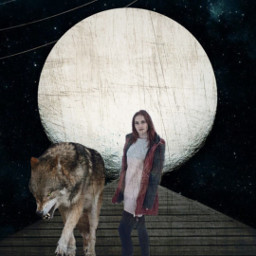 freetoedit wolf girl guardian thewolf